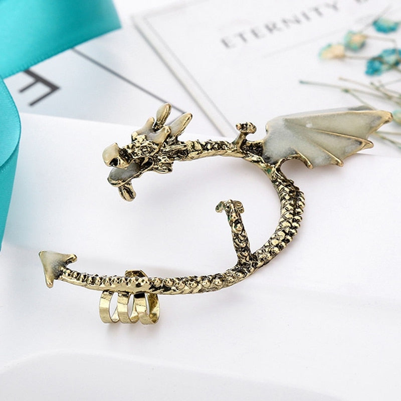 Dragon Earrings - Gothic Jewelry - Dragon Jewelry