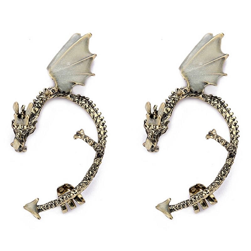 Dragon Earrings - Gothic Jewelry - Dragon Jewelry
