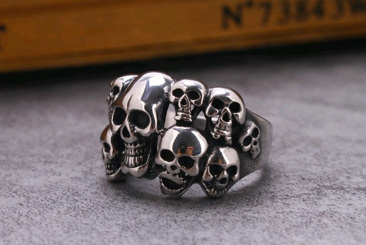 Skull Rings - Gothic Rings - Gothic Jewelry - Biker Rings