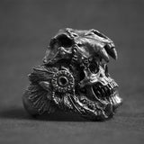 Demon Skull Rings - Gothic Jewelry - Biker Rings - Gothic Rings
