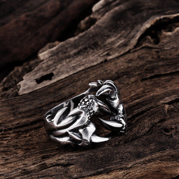 Claw Rings - Dragon Rings - Gothic Rings - Dragon Jewelry - Biker Rings