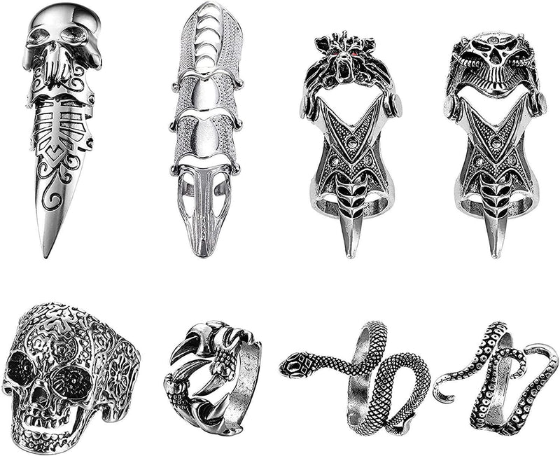 Snake Rings - Claw Rings - Gothic Rings - Skull Rings - Biker Rings